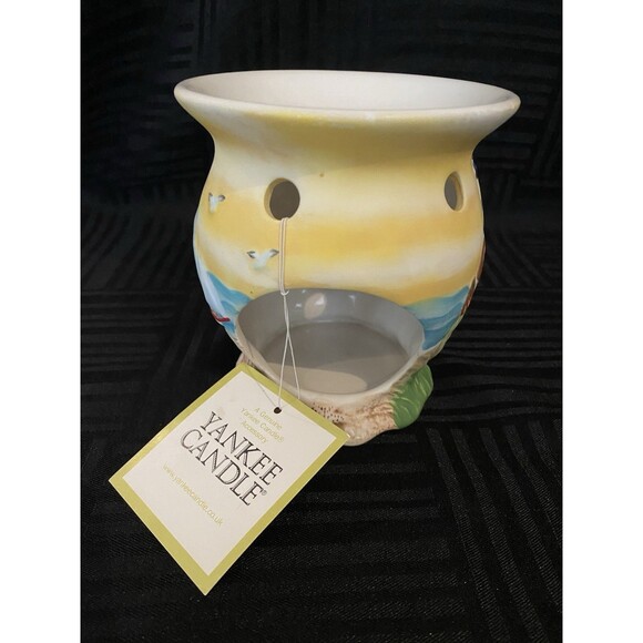 Yankee Candle Nautical tart warmer wax melts beach house decor ocean light house - Picture 4 of 8